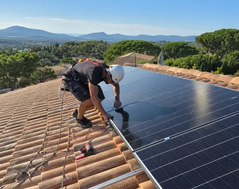 Installateur panneaux solaires Échillais — pose photovoltaïque sur toiture