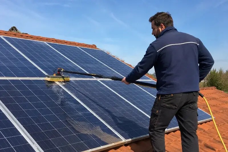 Nettoyage et entretien de panneaux solaires à Échillais